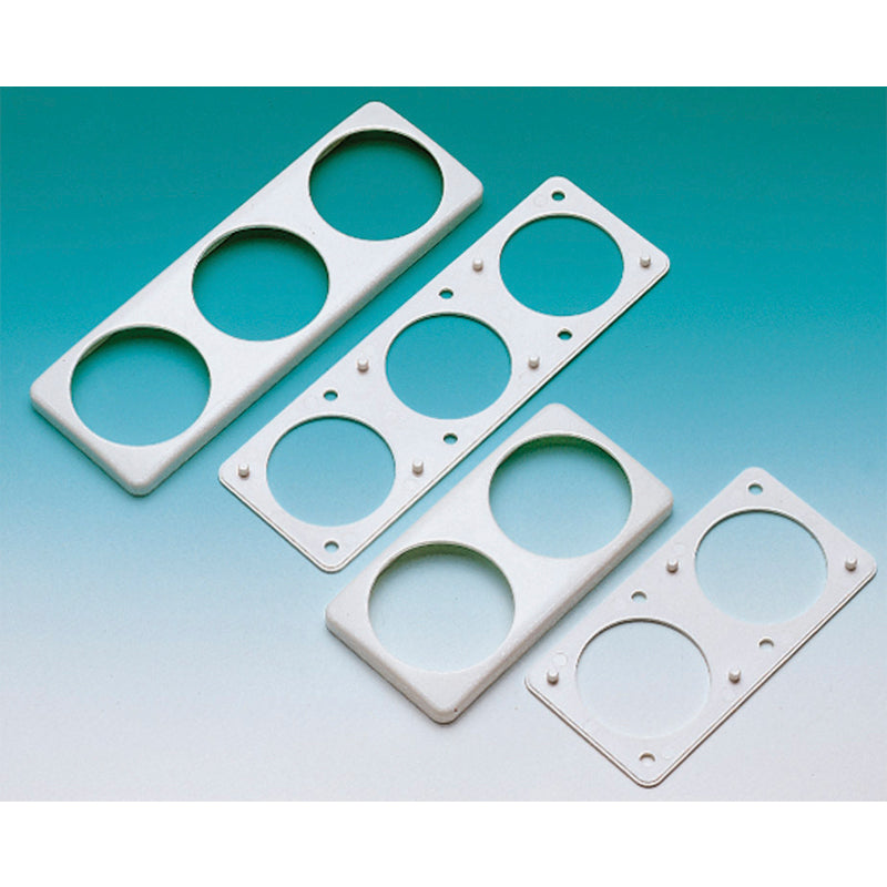 Motorhalterung grau für 2 Schalter