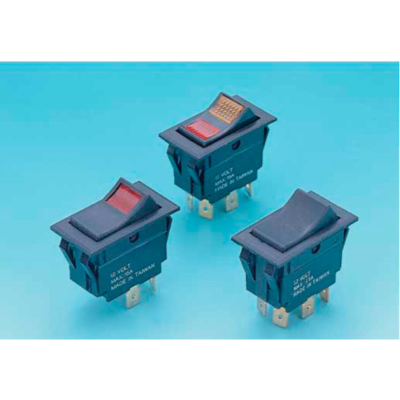 Kippschalter mit Licht Mama. An/Aus/Mama. Mi