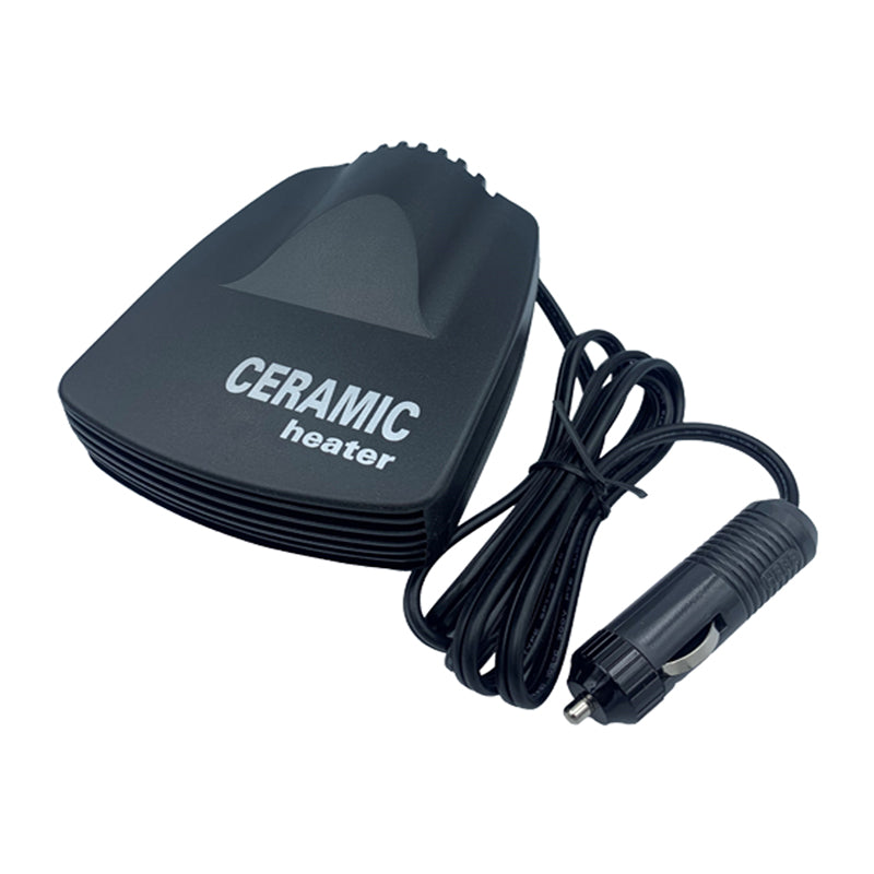 Varmeblæser 12V 150W drejelig 360° 130 x 100 x 70 mm