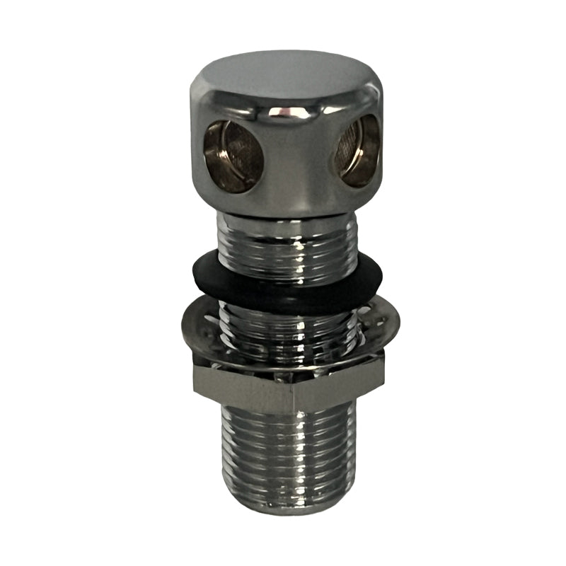 Tankudluftning forkromet Ø24 mm gevind 5/8"