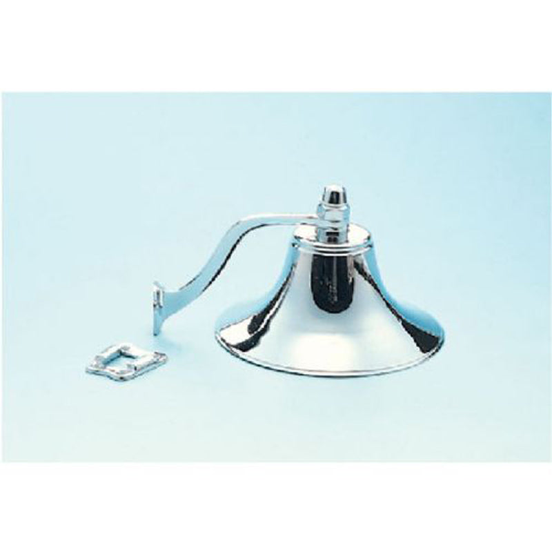Ship's bell chrome-plated brass 6"