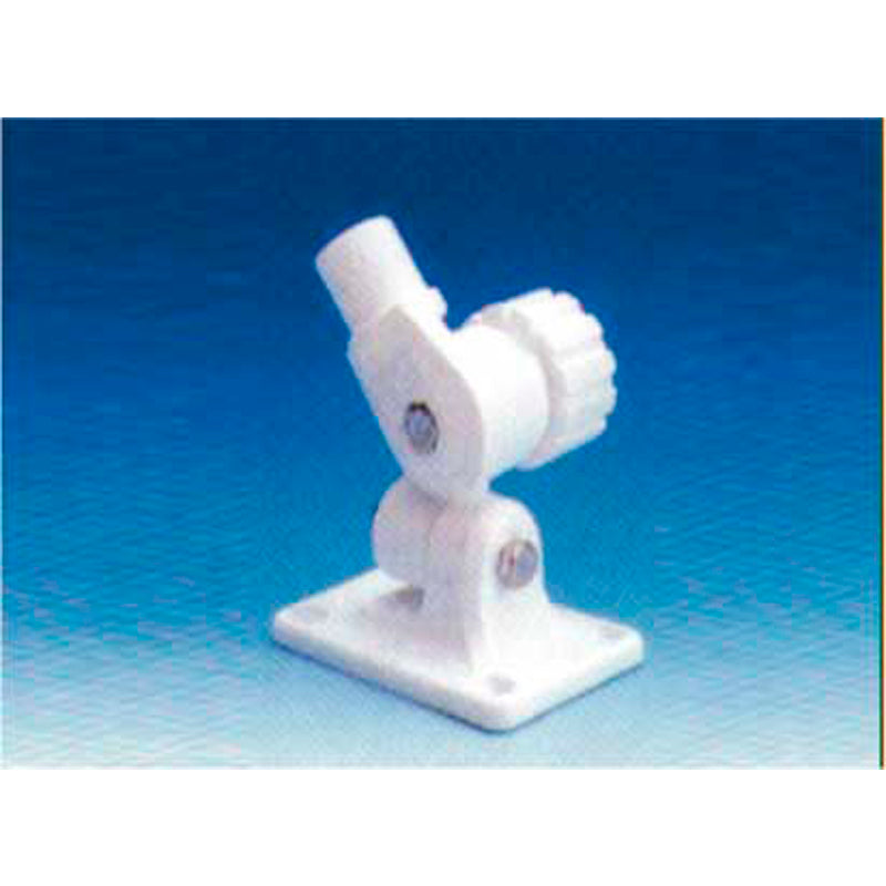 Antennebeslag nylon planmontering med knop 64 x 92 mm