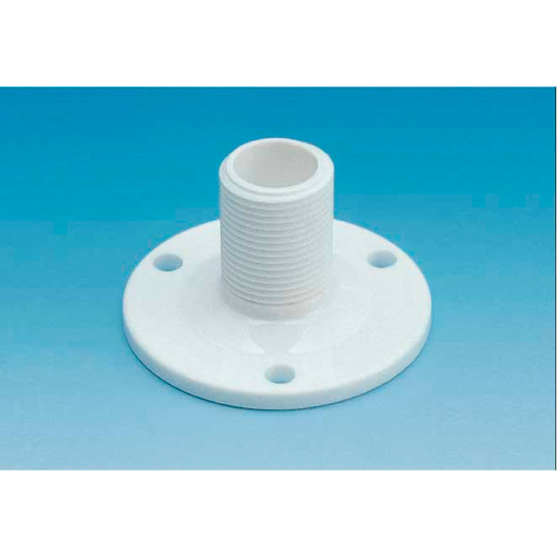 Antennebeslag nylon hvid H:41 mm base 70 mm