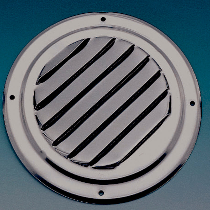Ventilation grille stainless steel round Ø:102 mm
