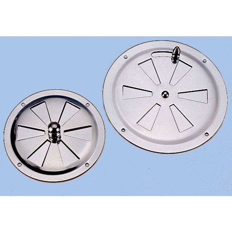 Ventilation grille stainless steel round closable Ø:127 mm