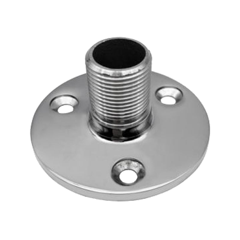 Antennebeslag rustfrit stål AISI 316 dæk, base 70 mm H 41 mm