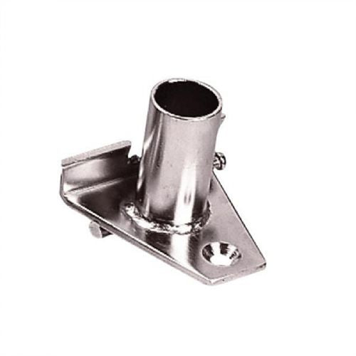Nordic scepterfod rustfri lige til 12 mm teakdæk Ø25 mm