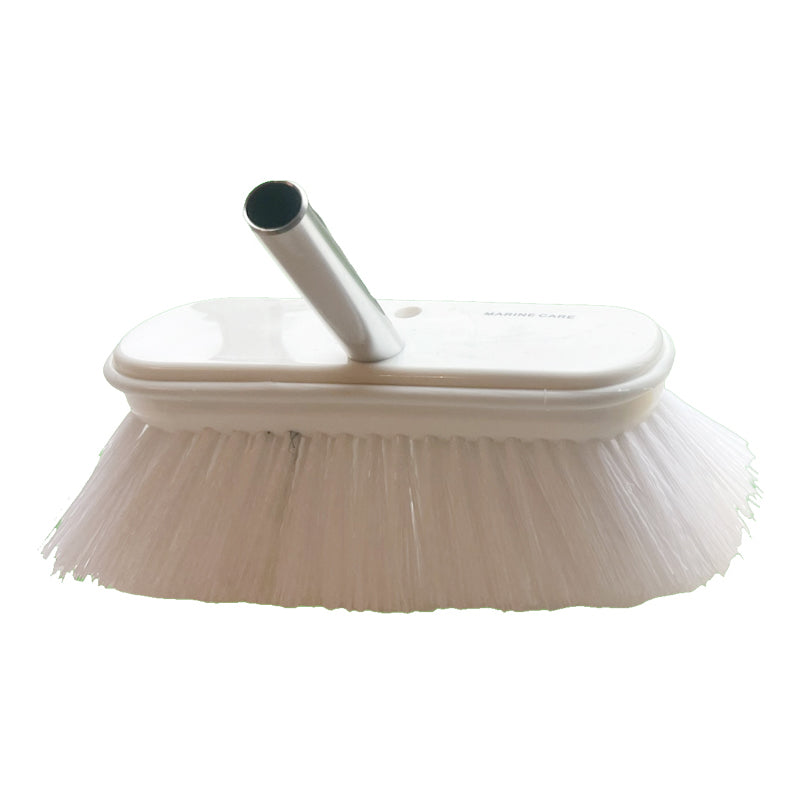 Brush in polyester fibers hard white 20 cm