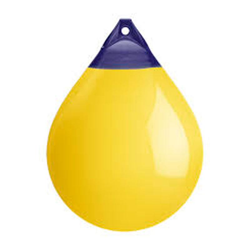 Schnurboje gelb Castro A-4HD L: 64 cm Ø: 53 cm Ösen-Ø: 25 mm