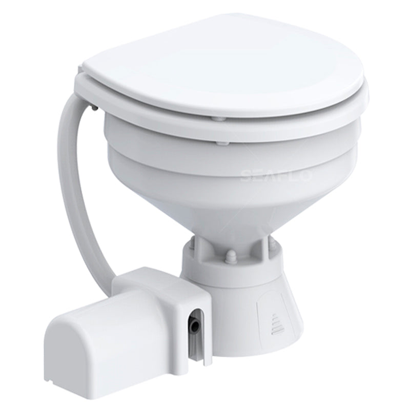 Seaflo marinetoilet EL 24V compact med maceratorpumpe