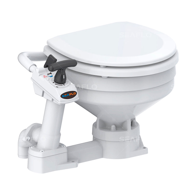 Seaflo marinetoilet manuelt compact med Twist 'n' Lock