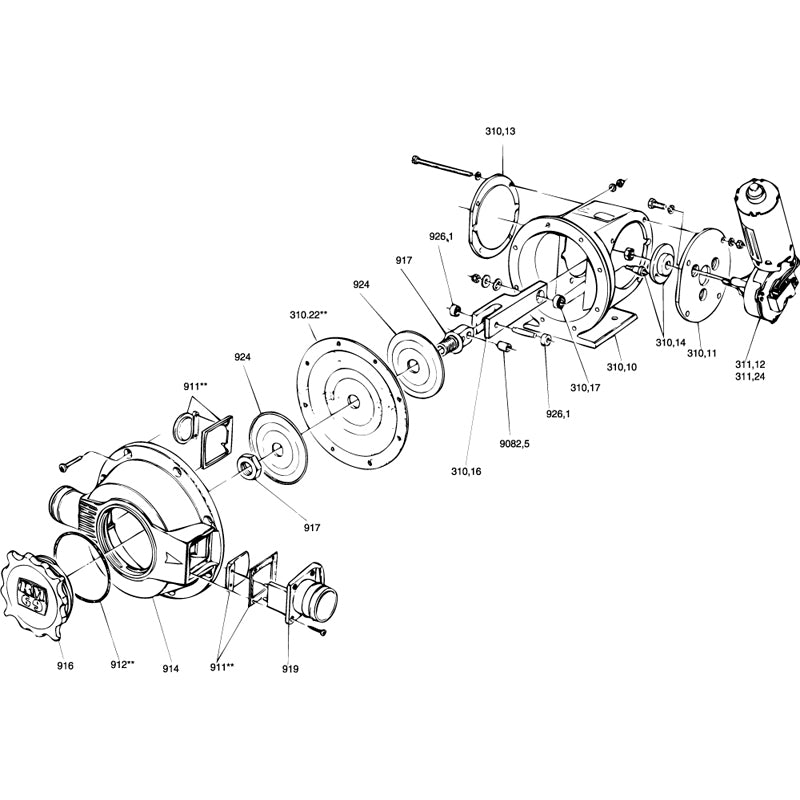 RM69 Membranscheibe für Senior-Bilgenpumpe Nr. 924