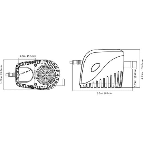 Seaflo Auto Lænsepumpe 12V - G750 elektromagnetiske