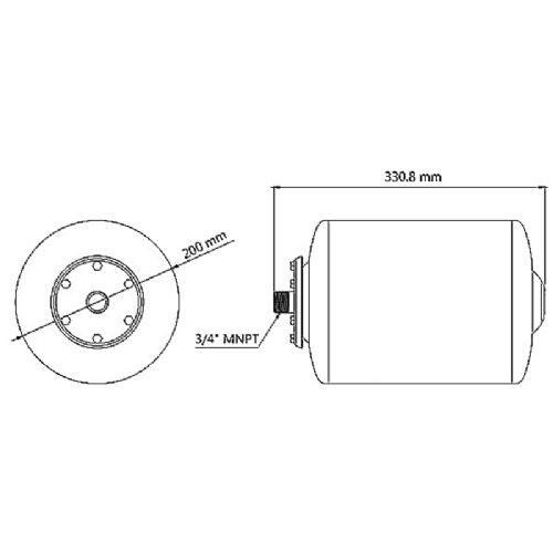 Seaflo accumulator tank 8 ltr.