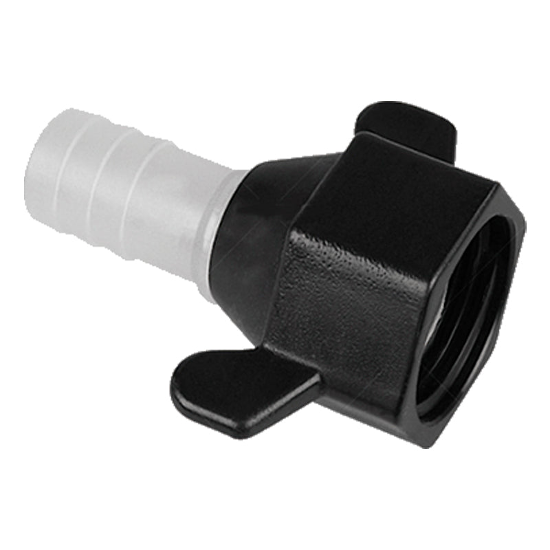 Seaflo slangestuds lige 1/2" indv. gevind til 3/8" slange