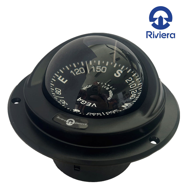 Riviera Compass Einbauuhr Vega 80 mm schwarz*