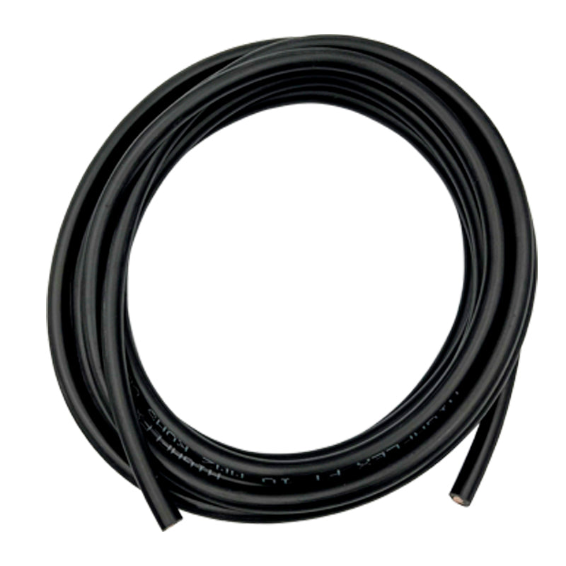 Mounting cable tinned 16 mm² black - bag 4 m