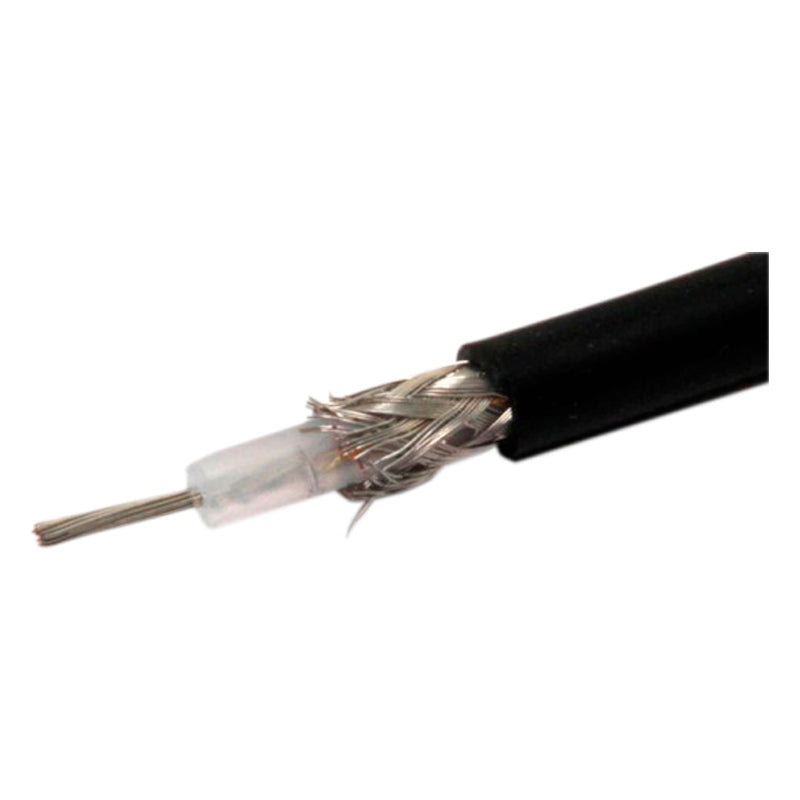 RG213 Cable PVC black VHF 10mm 50 Ohm - per meter