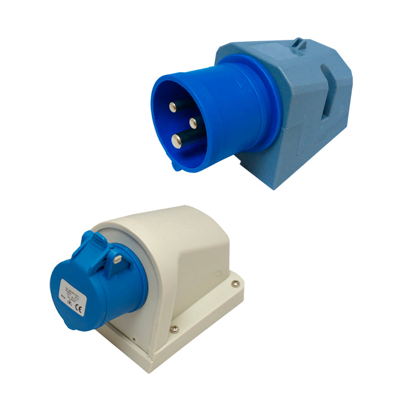 Wall socket without cover CEE IP44 "male" 16A-6h 250V