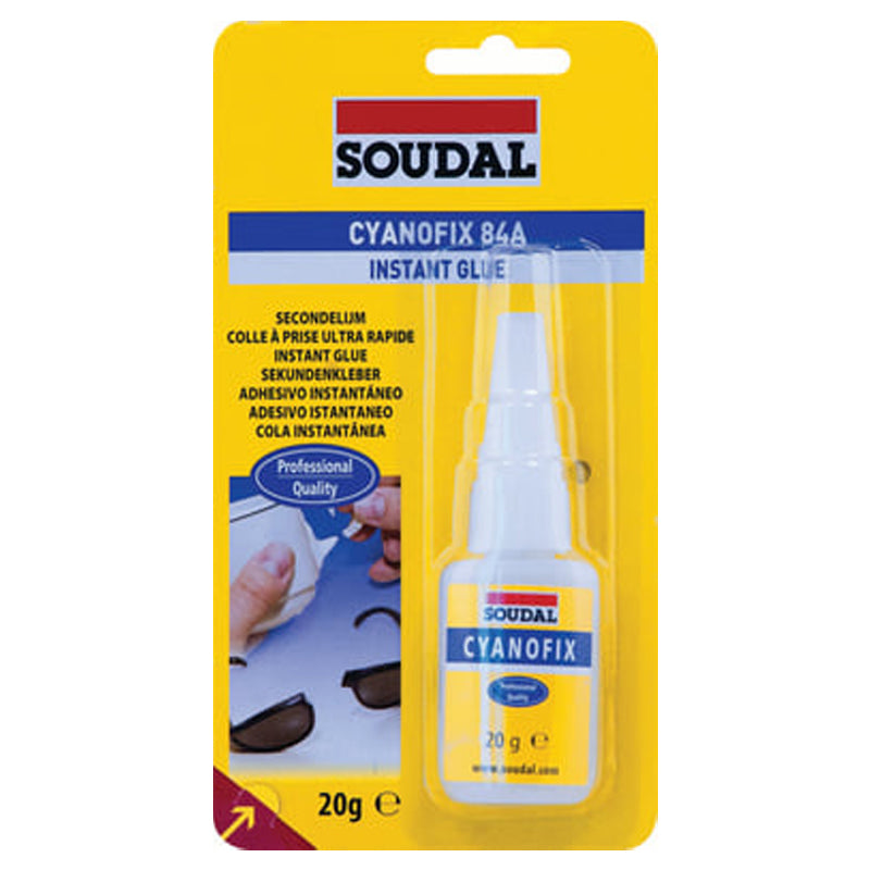 Soudal Cyanofix 84a Secondhand Glue 20g - Liquid