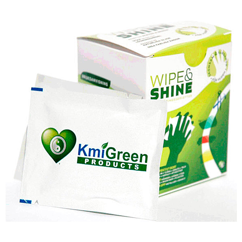 Wipe & Shine Box mit 15 Tüchern