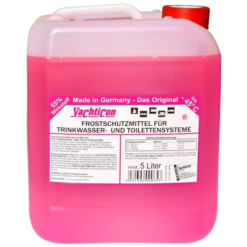 Yachticon Frostvæske til drikkevand & toilet 5 L -45°C