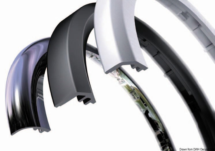 Kromfrontring til Veratron VDO ViewLine-instrument, rund profil, 85 mm