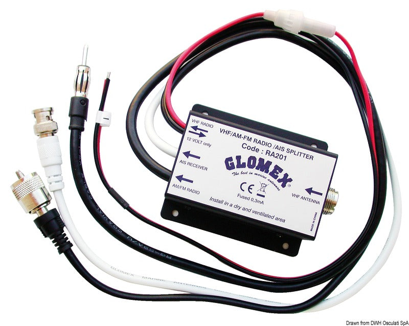 Glomex RA201 AM/FM/AIS splitter