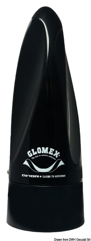 Glomex Avior VT300 TV/AM-FM antenne sort