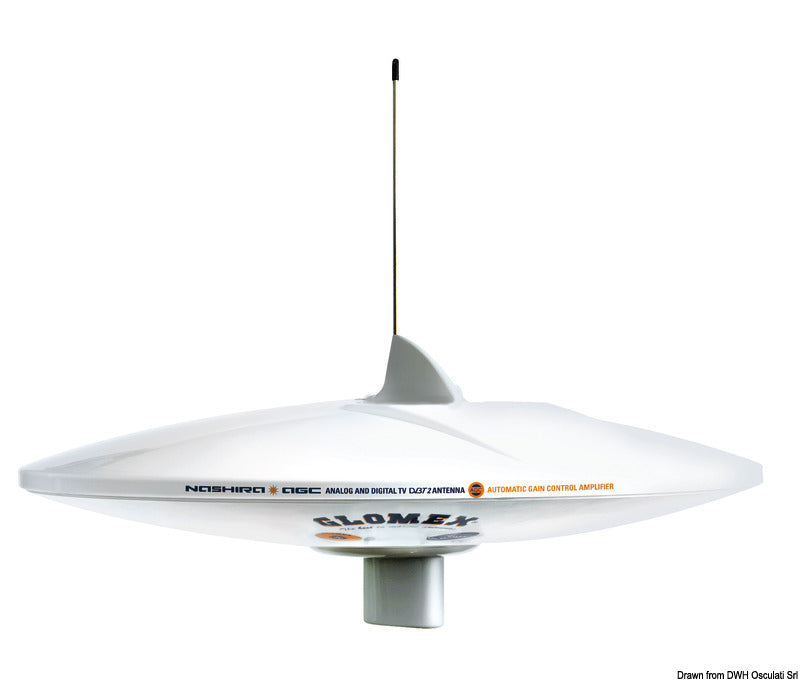 Glomex sort antenne Ø mm, V, Højde mm