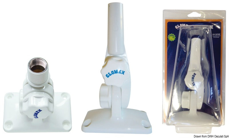 Glomex Glomeasy Line nylon hvid artikuleret fod