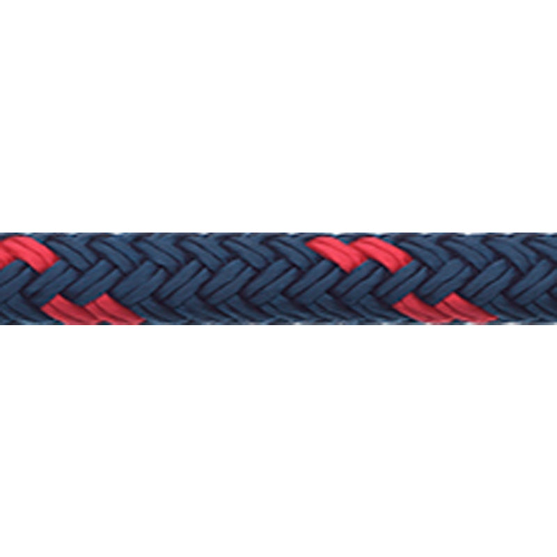 Robline Dobbeltflettet Palma Elastic nylon Ø20 mm navy/rød