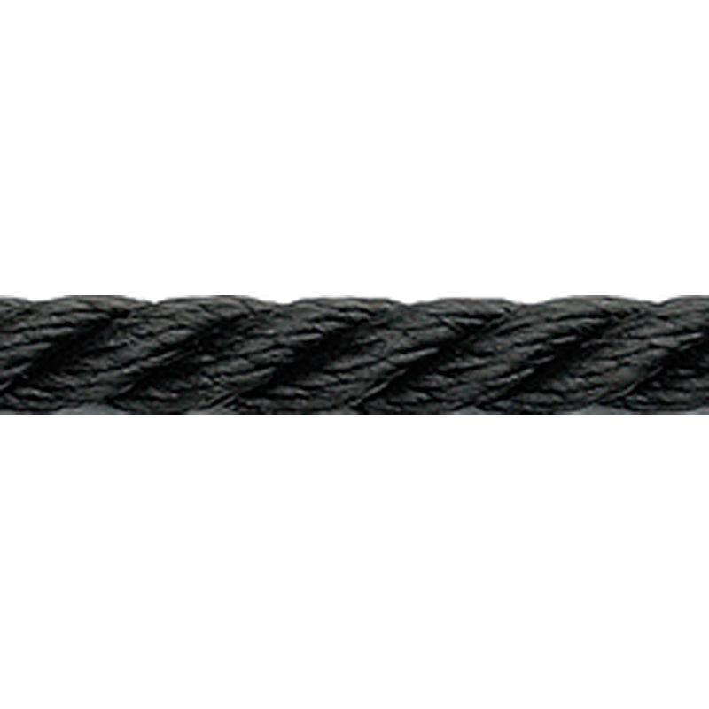 Robline Cormoran 3-slået PP tovværk sort Ø10 mm