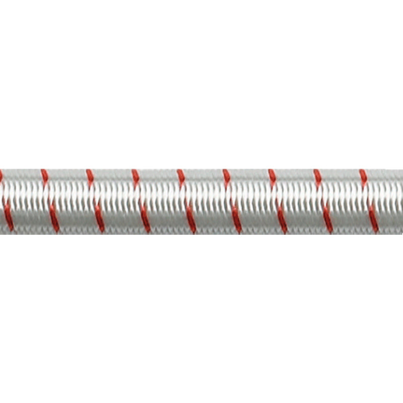 Shock Cord hvid/rød 7 mm