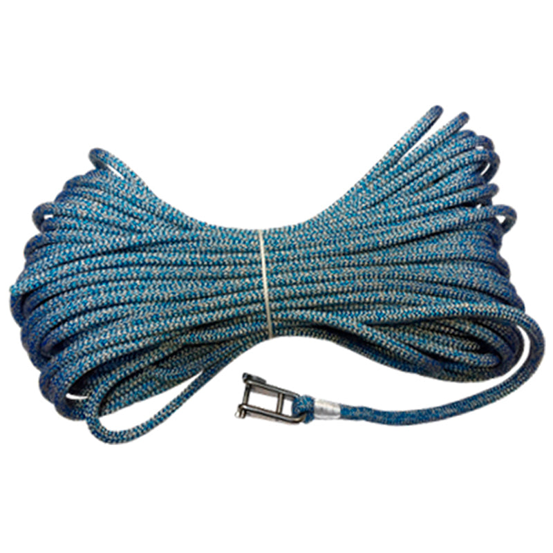 Robline Sirius 500 fald blå/sølv m/rustfri sjækel 12mm 40m