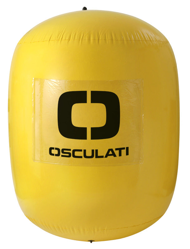 Osculati oppustelig regattabøje gul 150 Ø x 160 h cm