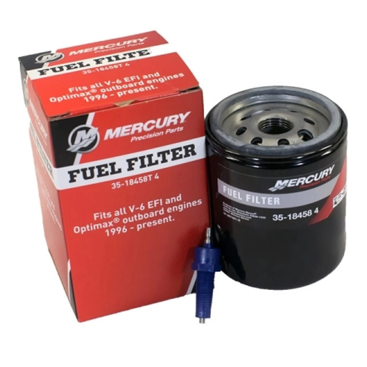 Mercury Marine vandudskillende brændstoffilterkit med blå sensor 35-18458T4