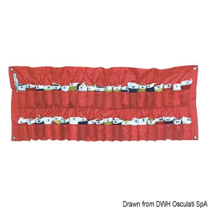 Gran Pavese flag 30 x 42 cm Osculati