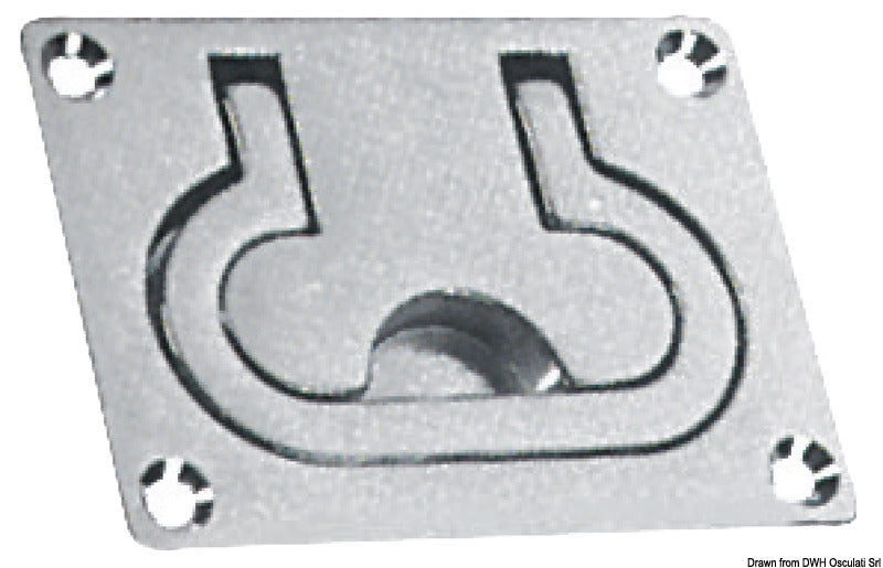 Lugehåndtag forkromet messing