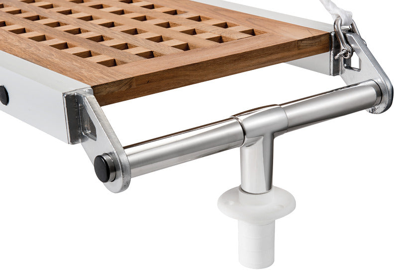 Fast landgang Osculati teakrist 210 cm