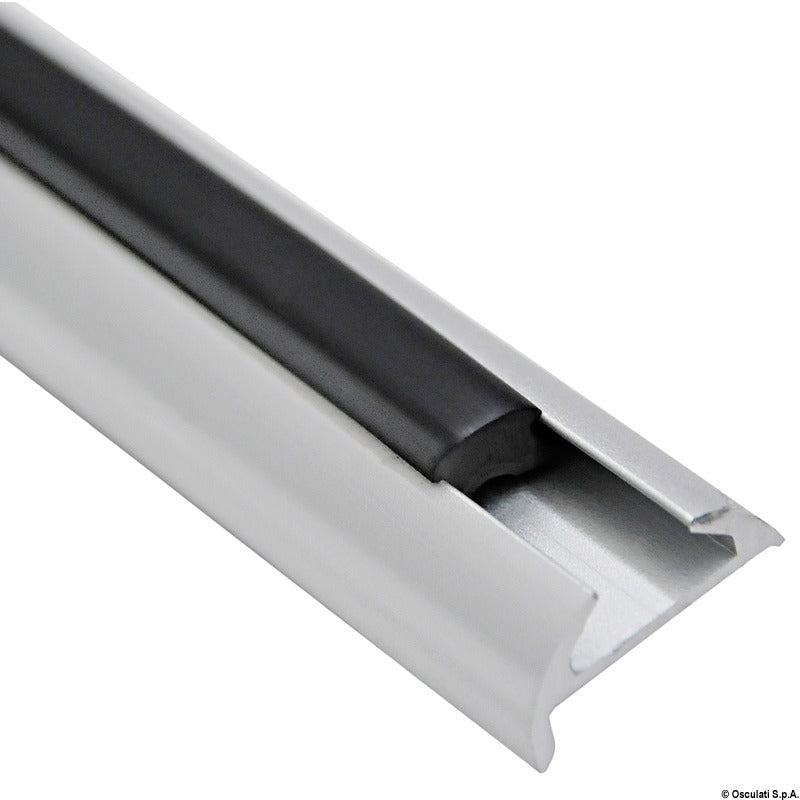 PVC-indlæg til fenderprofil 44.485.26, sort, 24 m