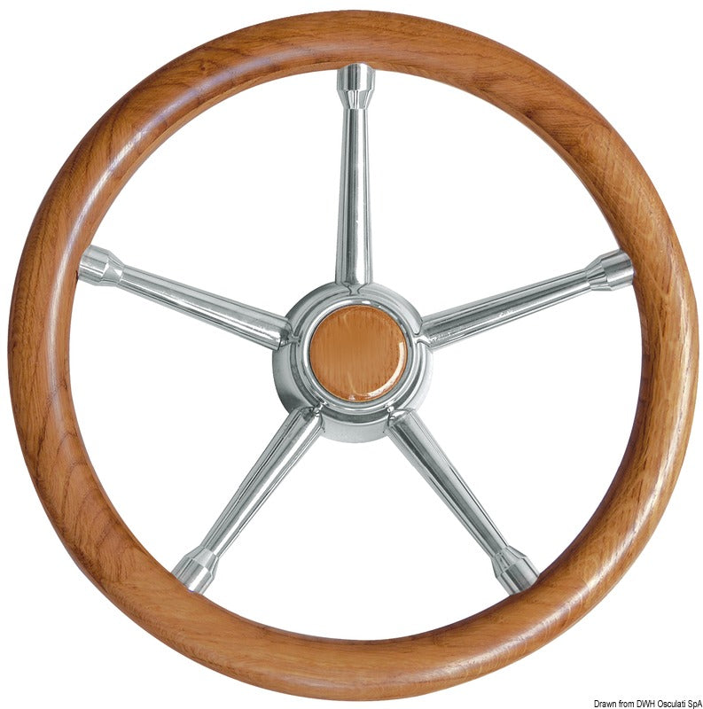 Rat i polyurethan med teak/rostfrit stål 350 mm Osculati