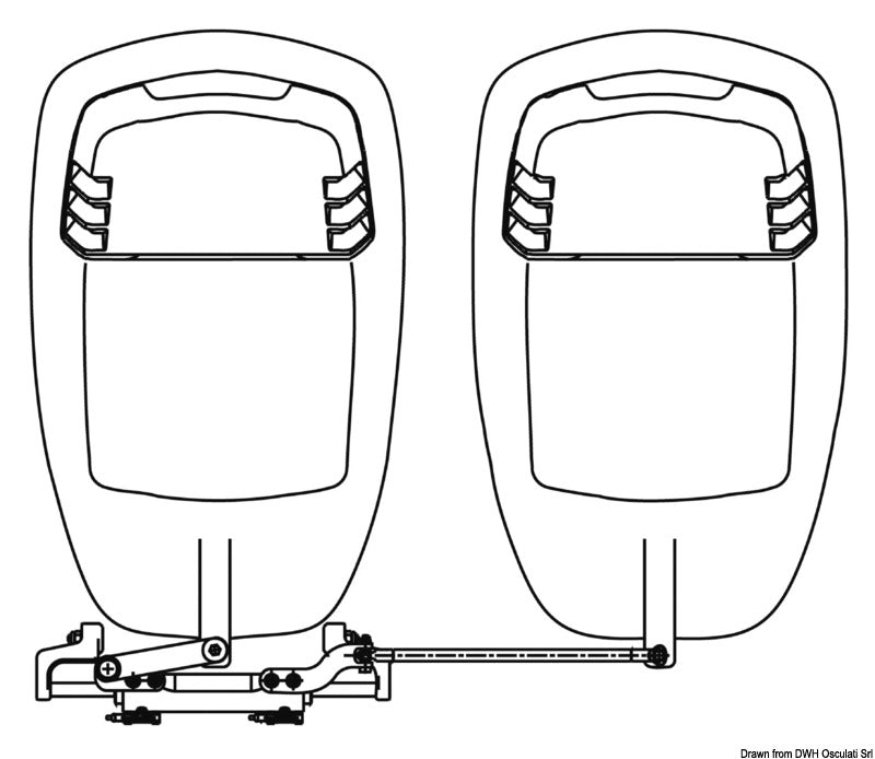 Ultraflex koblingsstang A96-B34-5