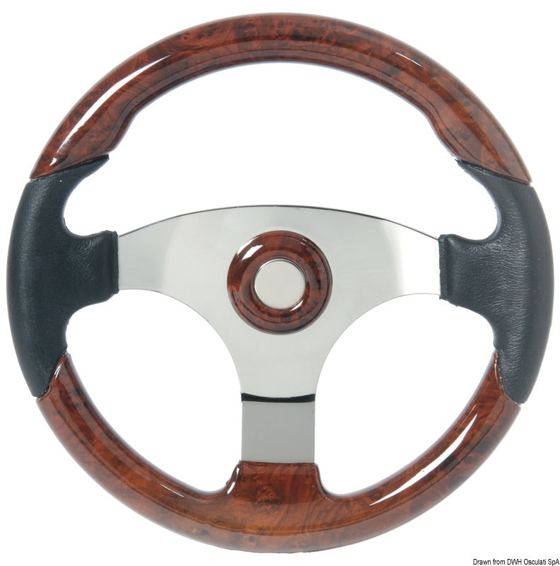 Osculati rat Marine Tech sort/rodfinish 350 mm