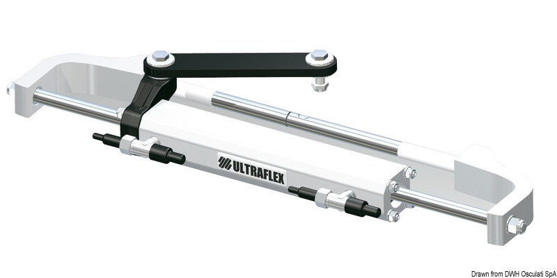 Ultraflex GoTech hydraulisk styresæt til påhængsmotor med frontmonteret UC81-OBF-cylinder