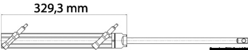 Ultraflex Gotech hydraulisk styresæt til påhængsmotor med sidemonteret cylinder