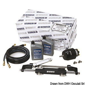 NAUTECH styresystem 1 max 300HK hydraulikcylinder OBF/1 Ultraflex