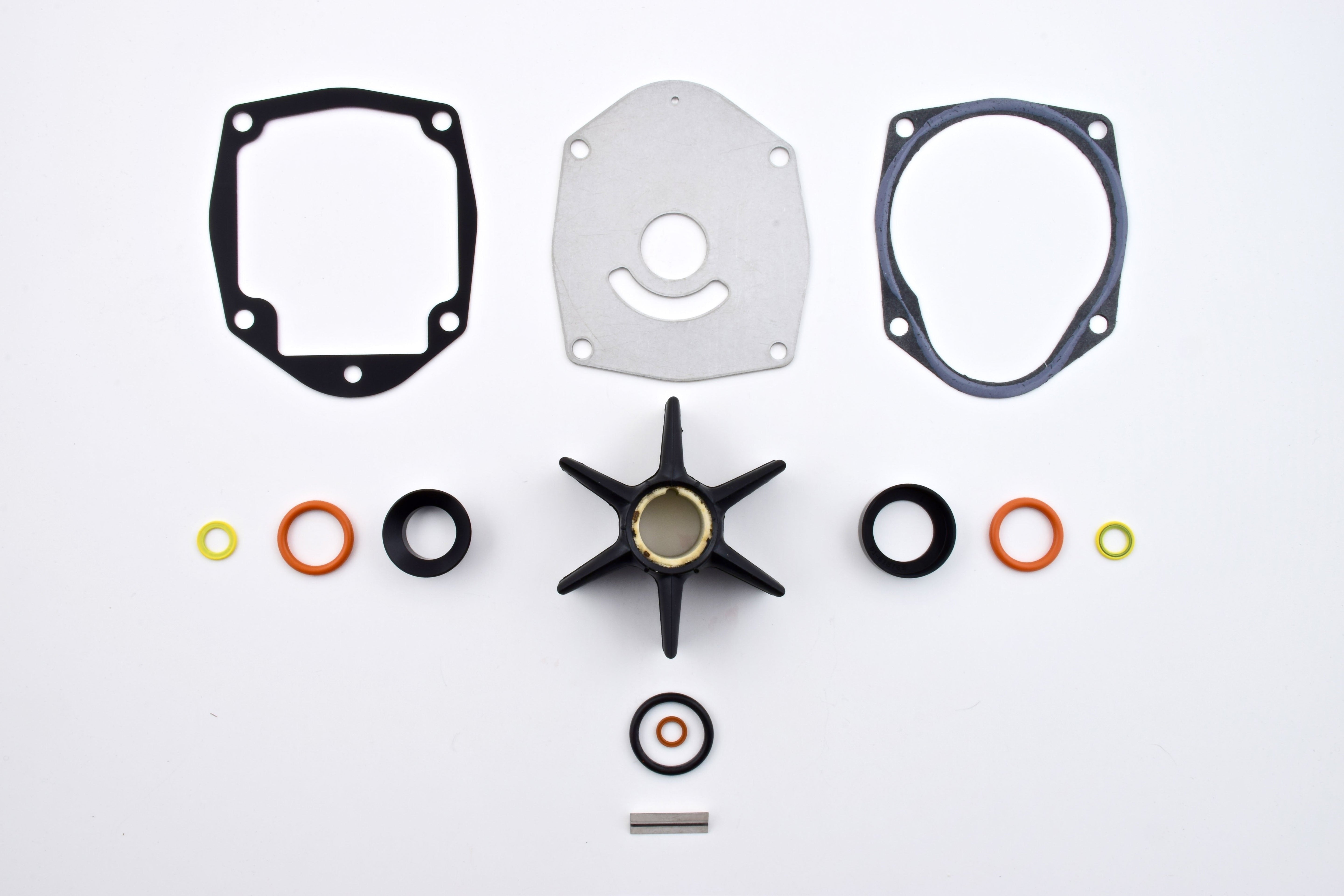 Quicksilver vandpumpereparationssæt 47-8M0100526 med impeller, pakninger, O-ringe, plader og tætninger