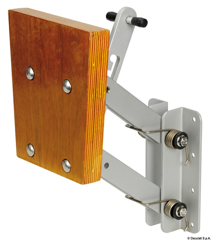 Aluminium motorbeslag foldbar kapacitet 35 kg Osculati