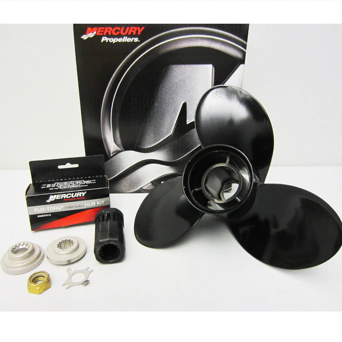 Mercury Black Max aluminiumpropel 10-5/8 x 12 med 3 blade